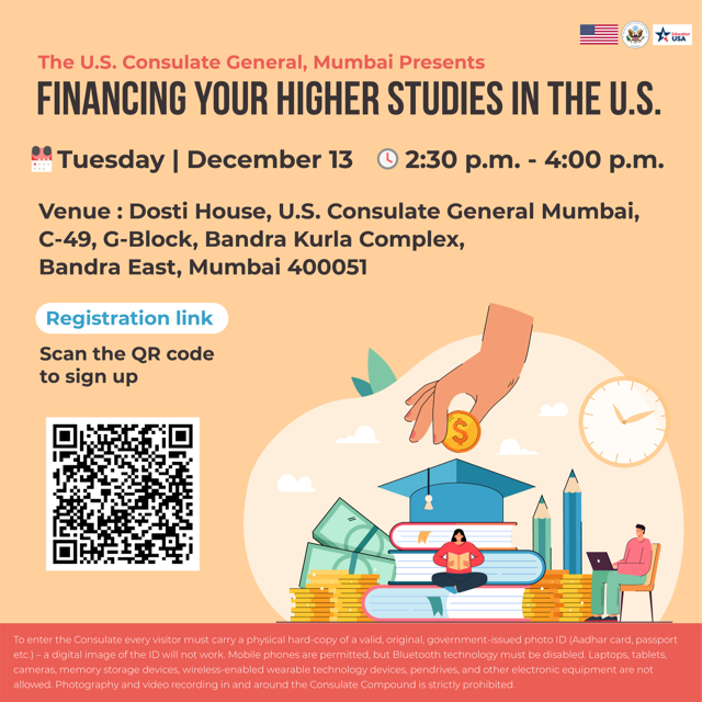 Financing Your Higher Studies in the U.S.